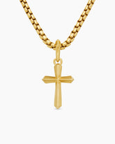 Cross Amulet in 18K Yellow Gold, 19mm